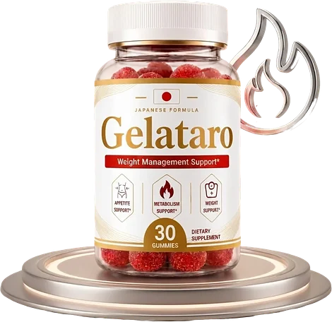 A jar of Gelataro apple cider vinegar gummies